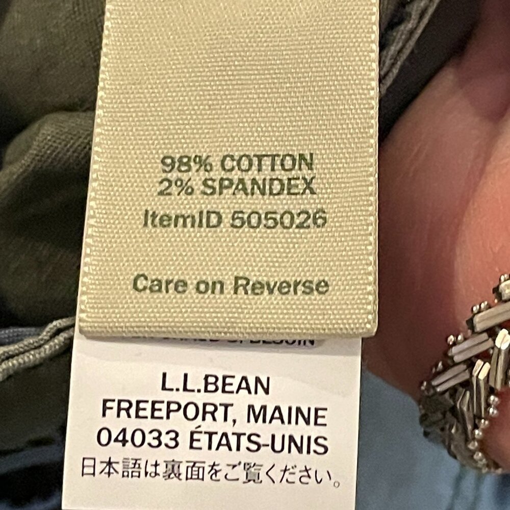L.L. Bean Women's Stretch Canvas Cargo Pants - Picture 5 of 6